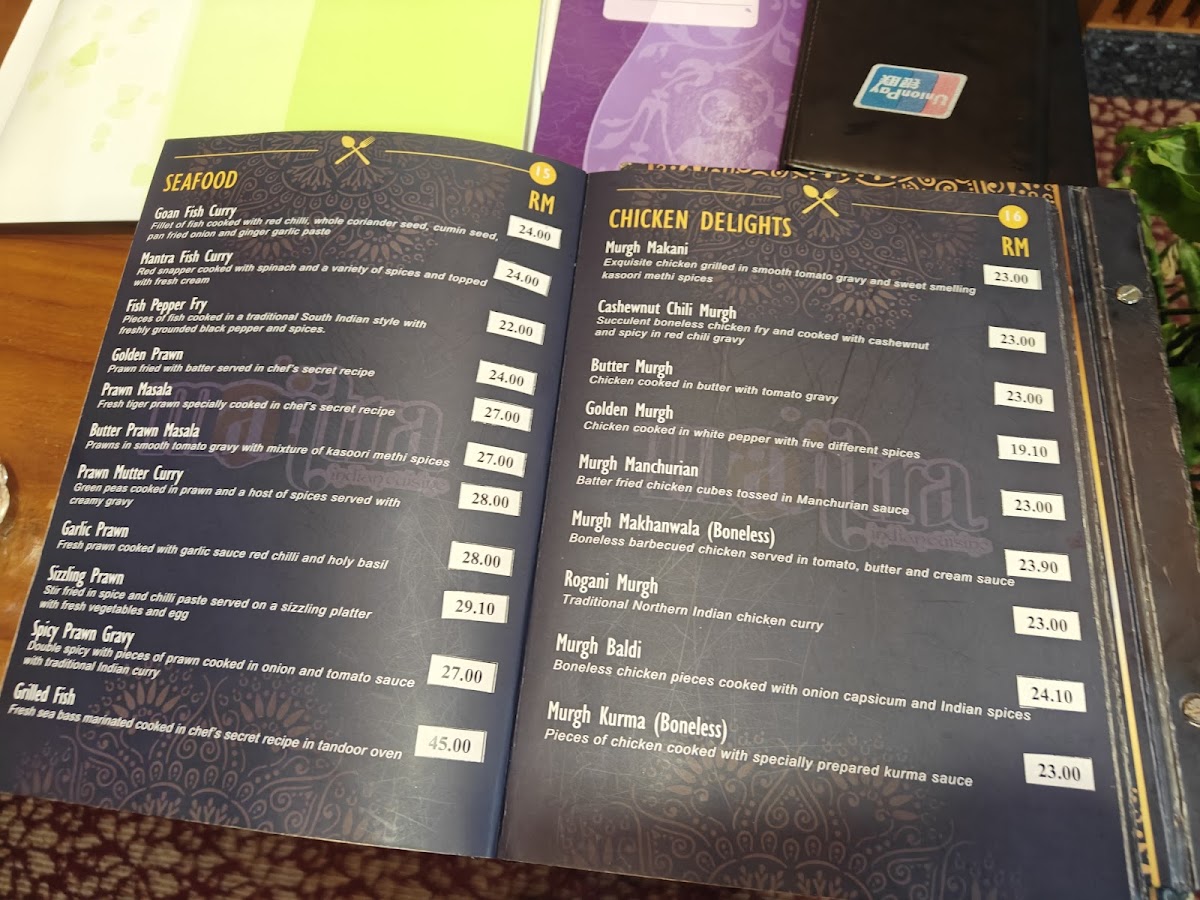 Mantra Indian Cuisine Photo Menu 4