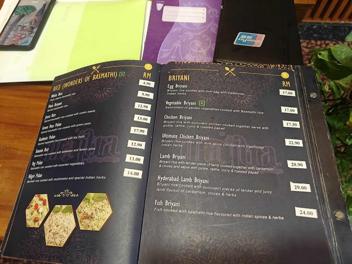 Mantra Indian Cuisine Photo Menu 5