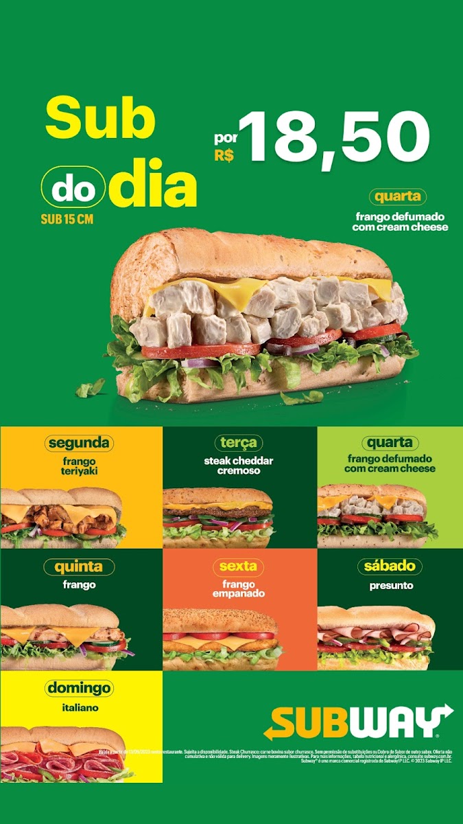 Subway Barbalho - Salvador Photo Menu 1