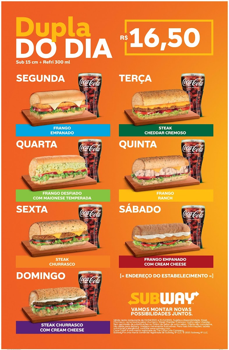 Subway Barbalho - Salvador Photo Menu 3