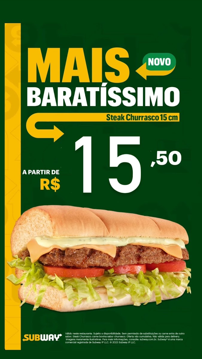 Subway Barbalho - Salvador Photo Menu 4