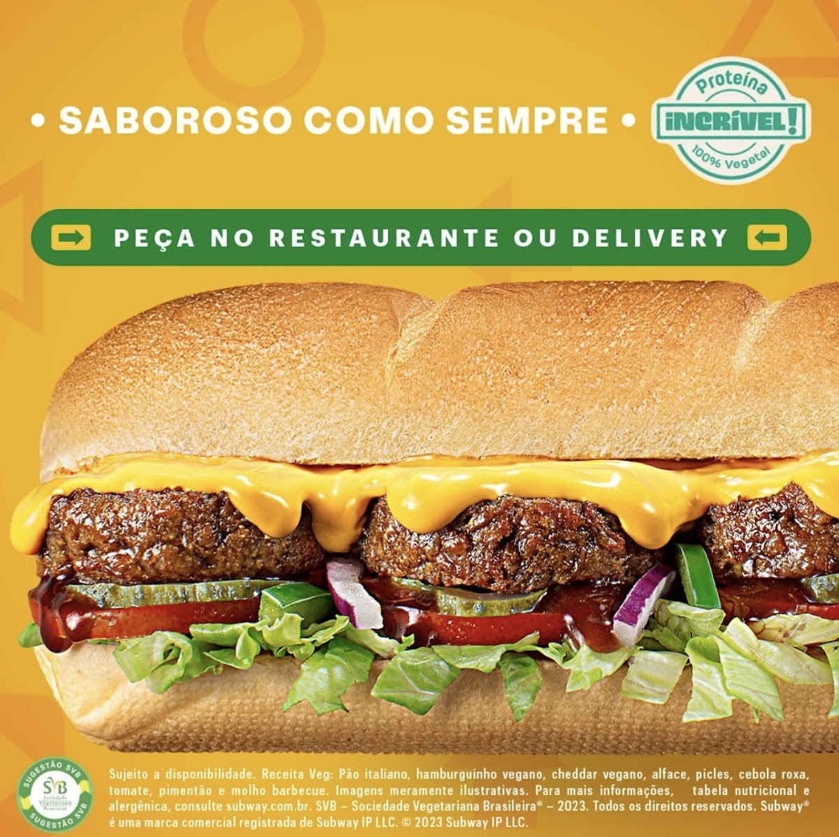 Subway Barbalho - Salvador Photo Menu 9