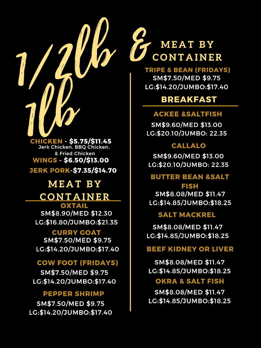 The Jerk Box Photo Menu 3