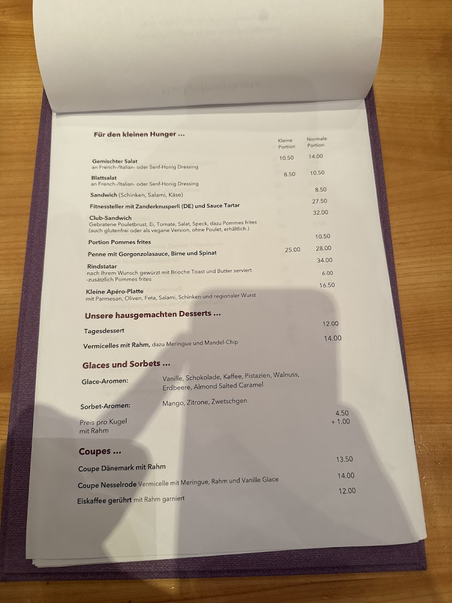 Restaurant Bögli / Thutstube Photo Menu 1