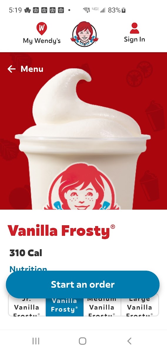 Wendy’s - Phoenix Dau Photo Menu 4