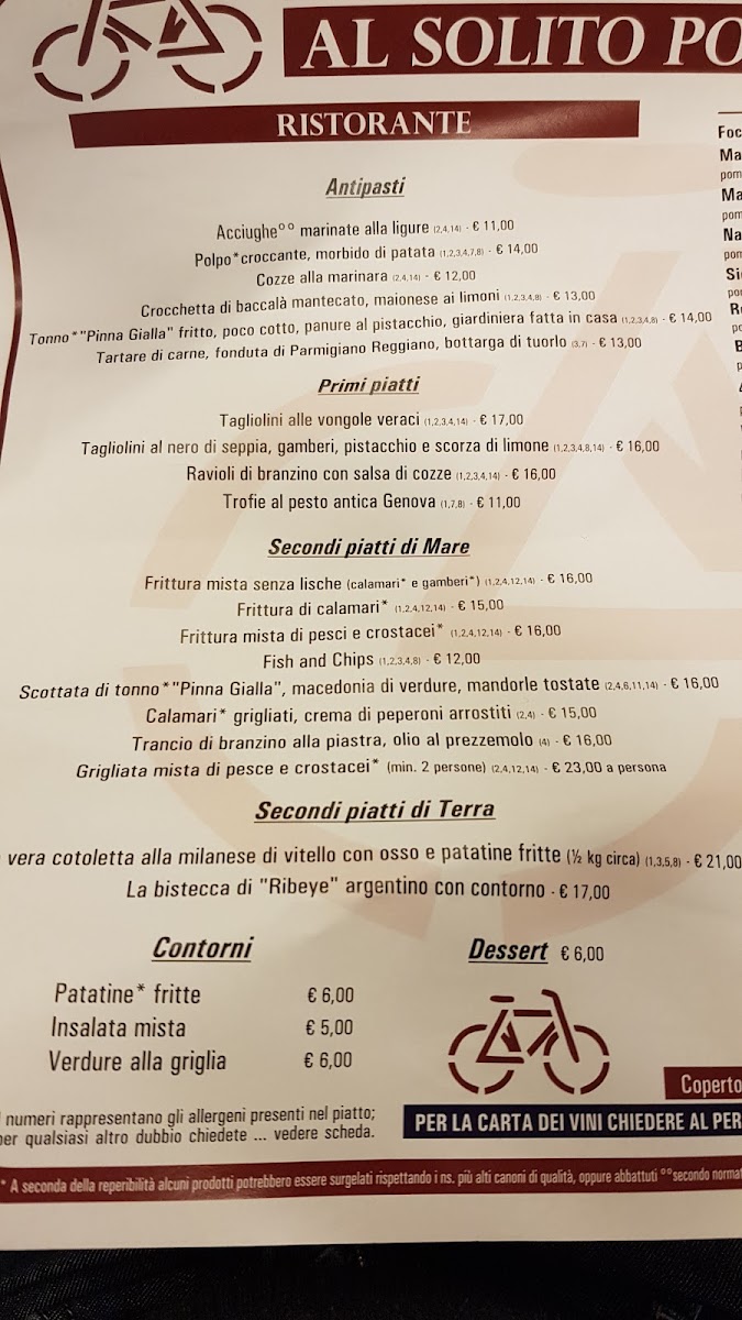 Ristorante Al Solito Posto Photo Menu 10
