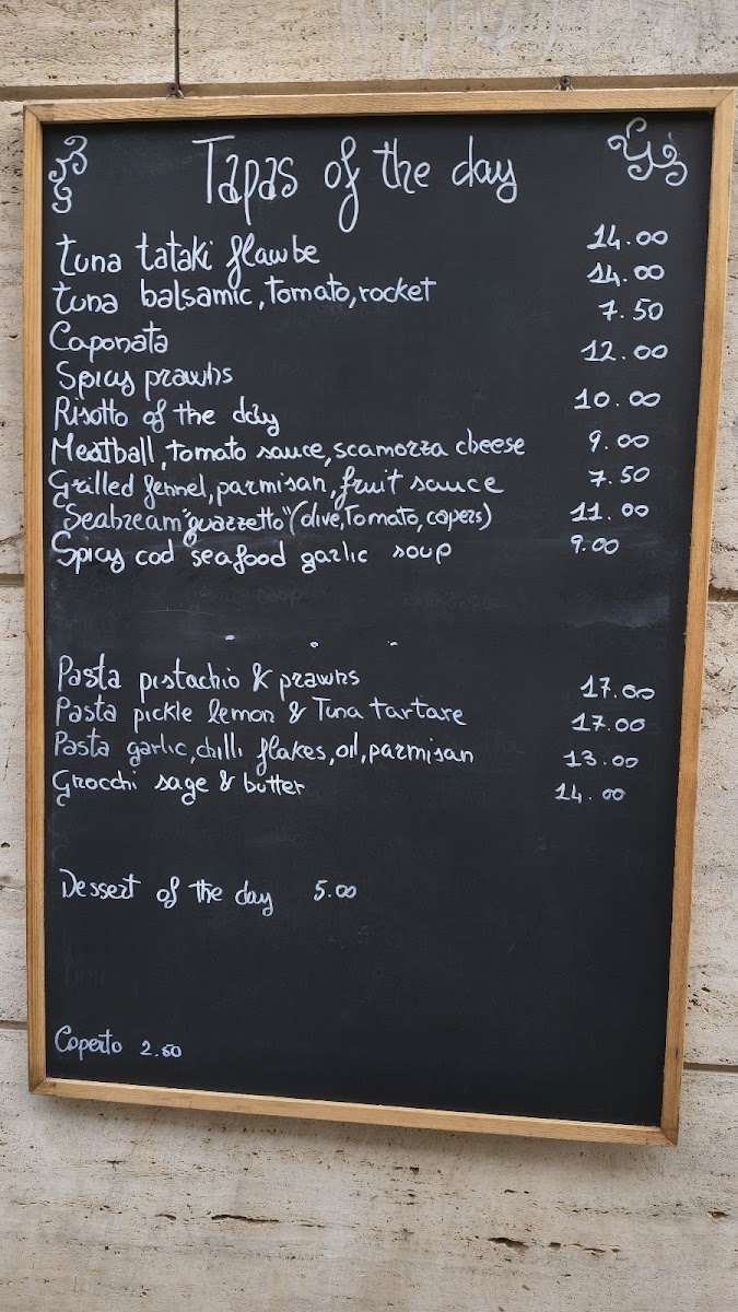 Lemon Tapas & Drinks Ortigia Photo Menu 1