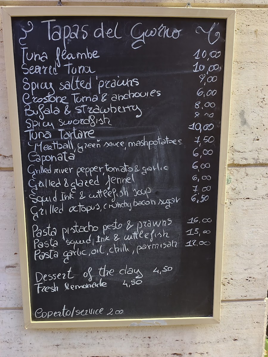 Lemon Tapas & Drinks Ortigia Photo Menu 8
