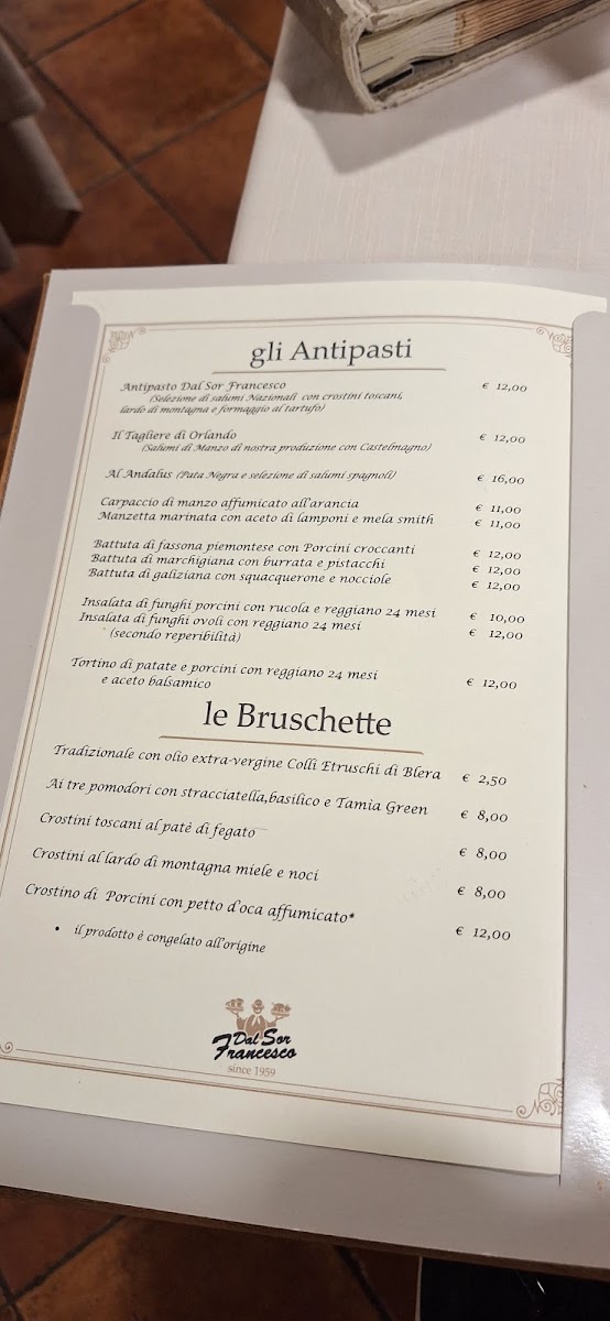 Ristorante Dal Sor Francesco Locanda B&B Photo Menu 5