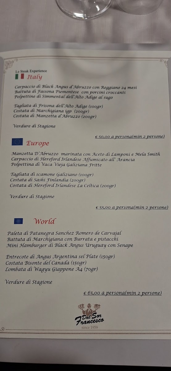 Ristorante Dal Sor Francesco Locanda B&B Photo Menu 6