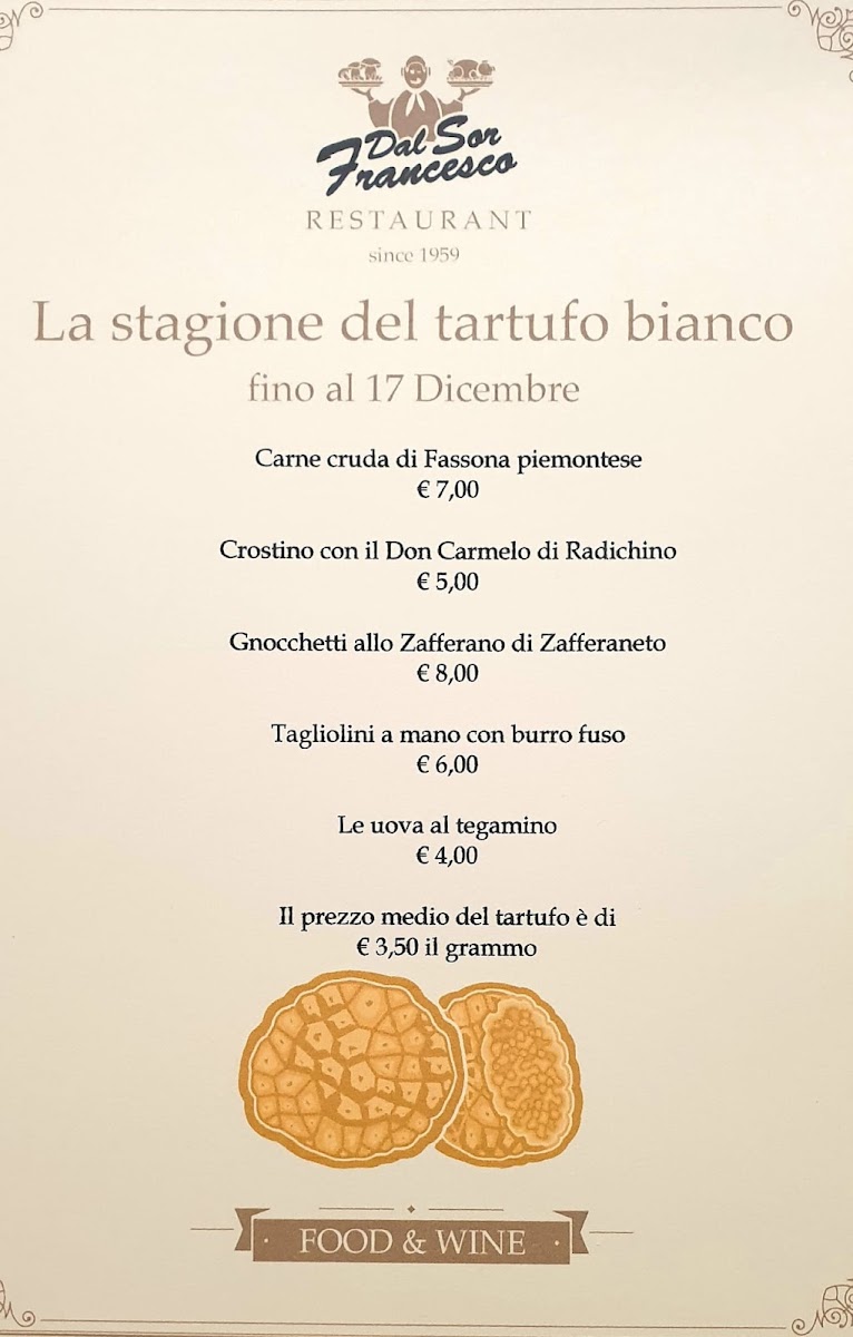 Ristorante Dal Sor Francesco Locanda B&B Photo Menu 8