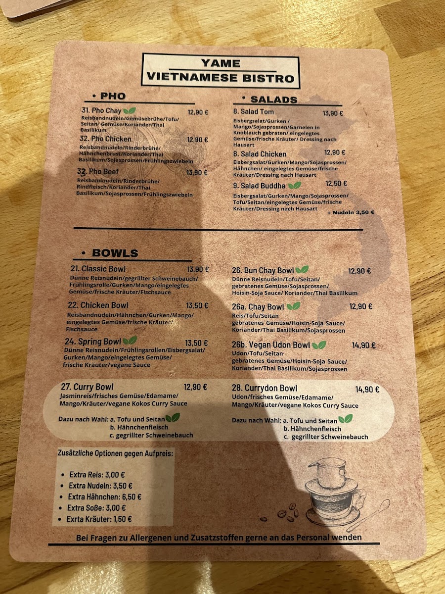 Yame - Vietnamese Streetfood Photo Menu 7