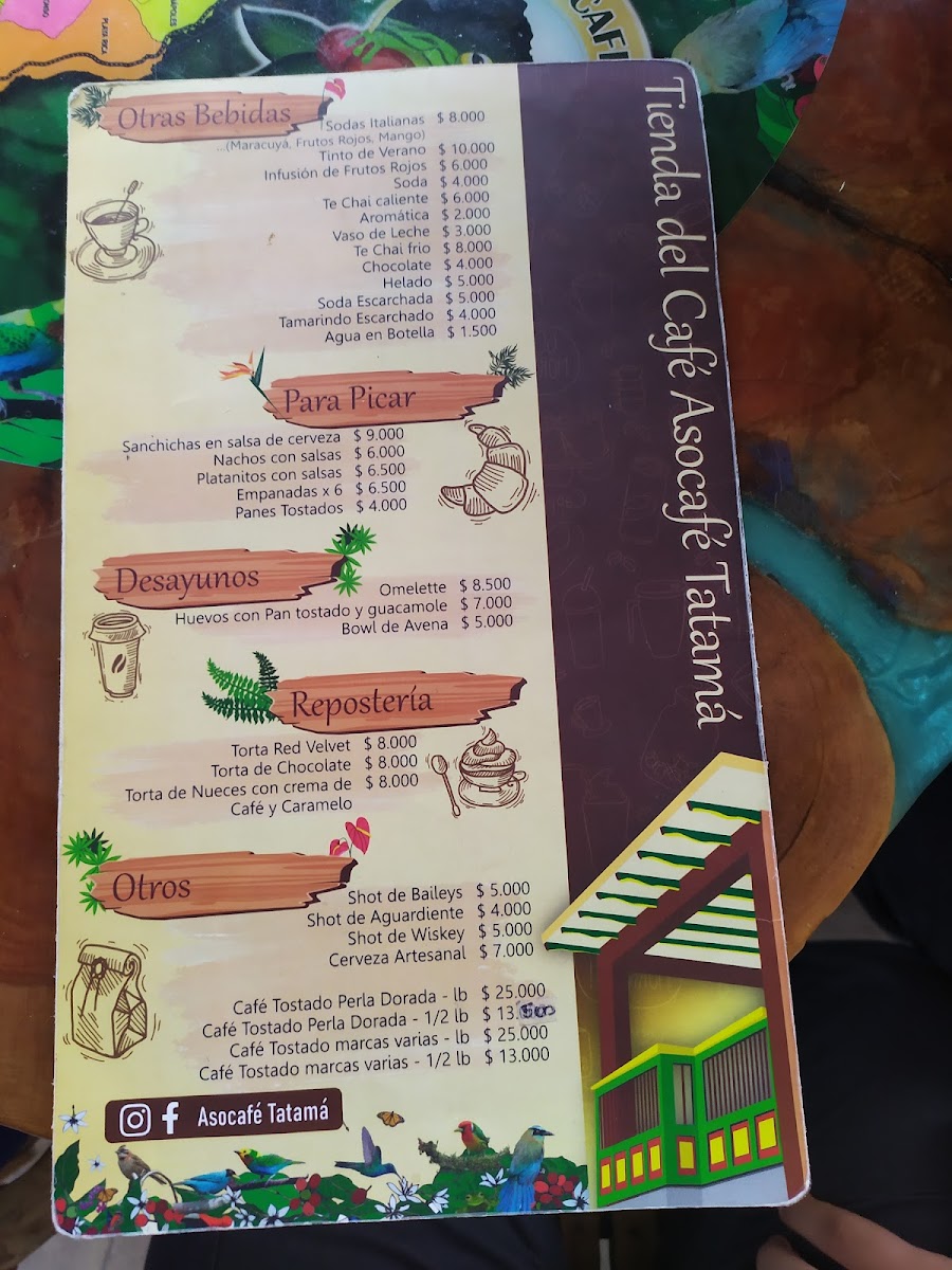 Tienda Del Café Asocafe Tatamá Photo Menu 1