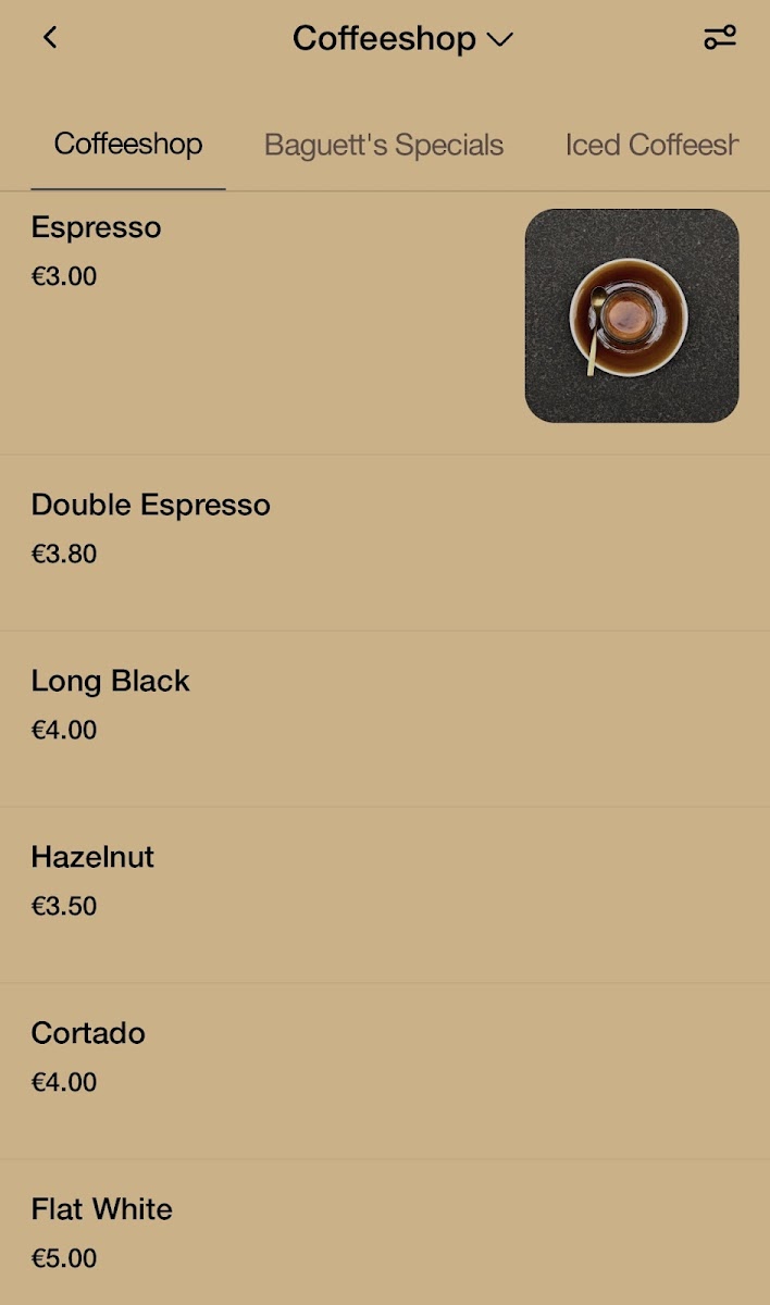 Baguett's Café Photo Menu 10
