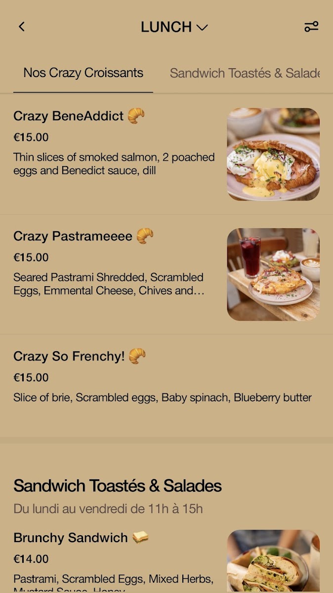 Baguett's Café Photo Menu 3