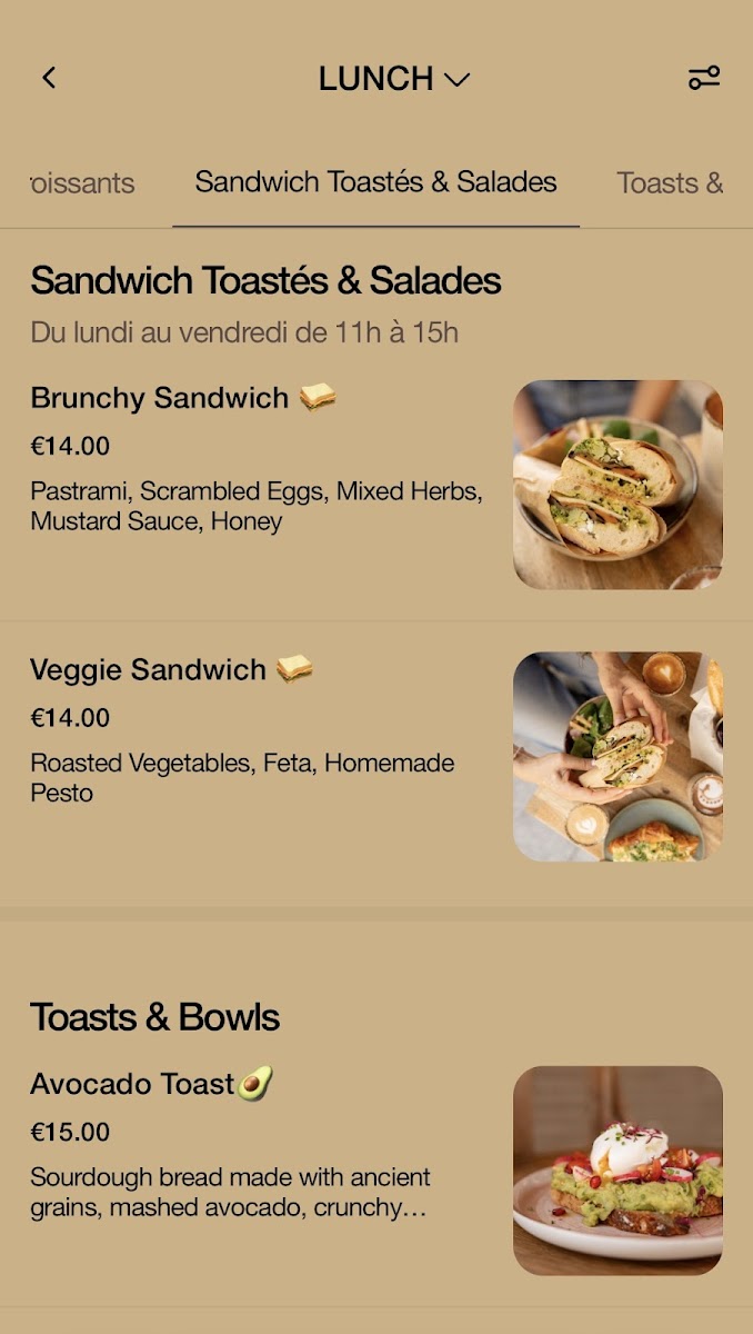 Baguett's Café Photo Menu 4