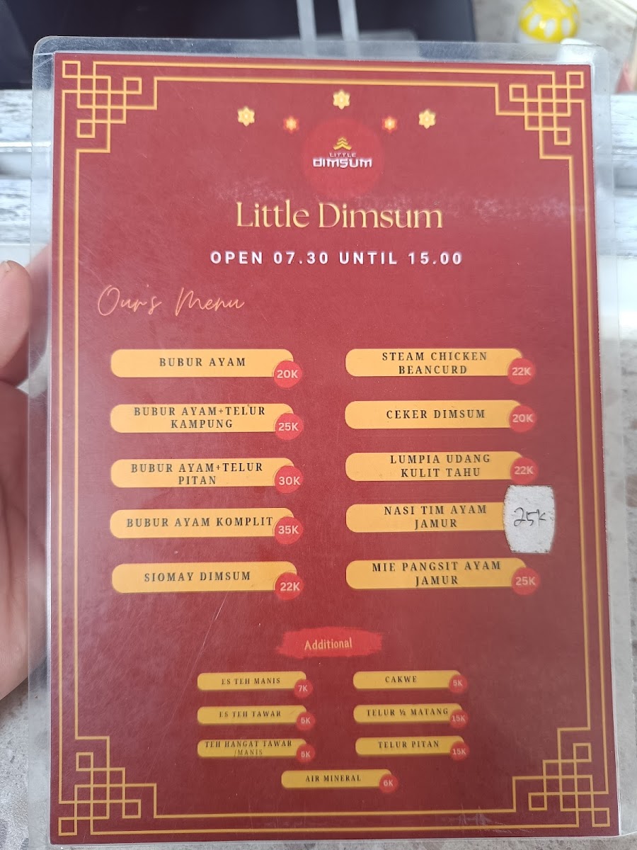 Little Dimsum Photo Menu 2