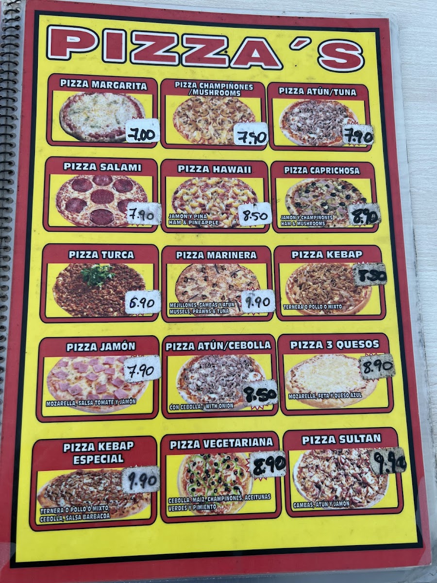 Sultan Kebap Playa Del Ingles Photo Menu 3