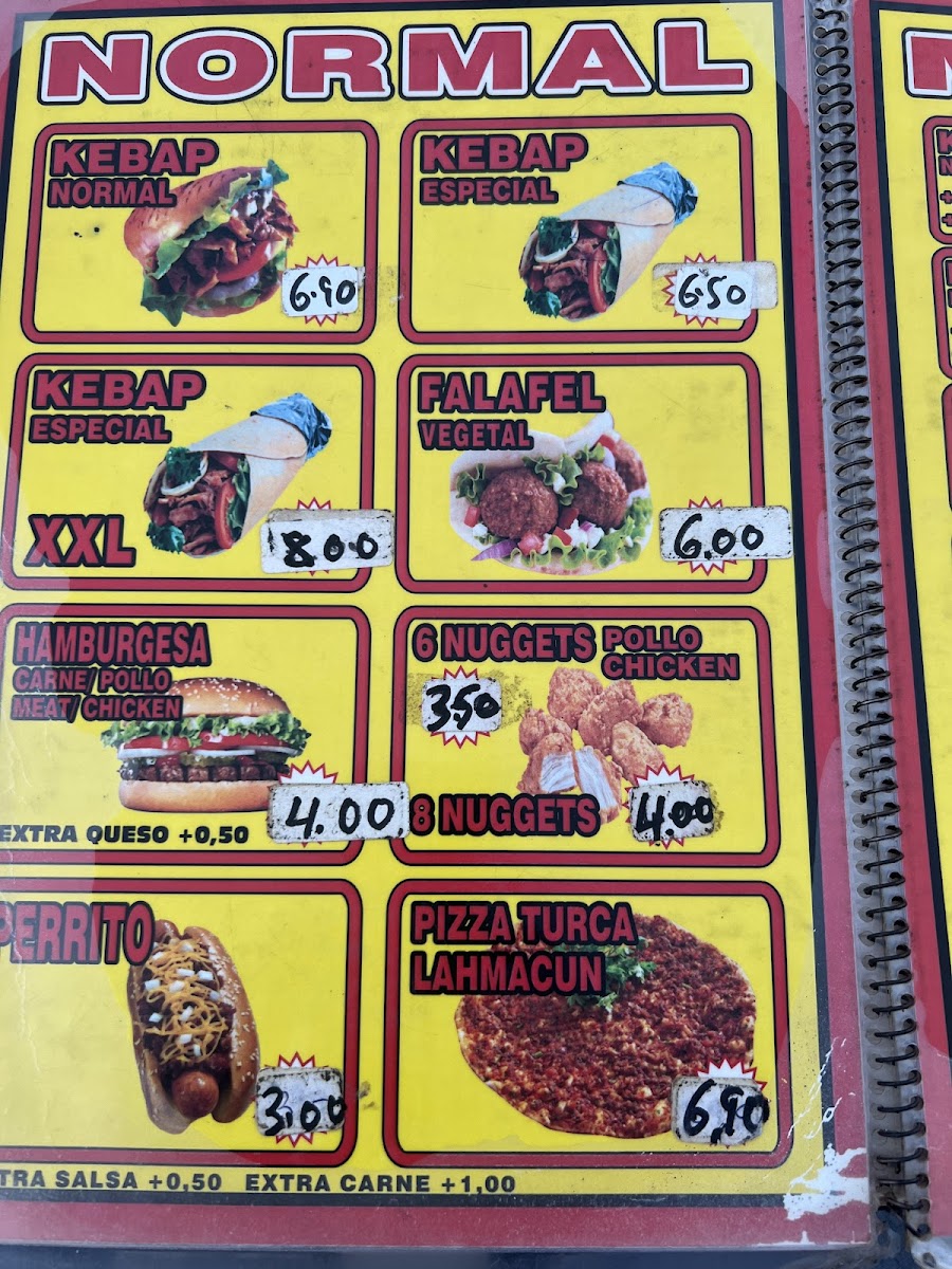 Sultan Kebap Playa Del Ingles Photo Menu 4