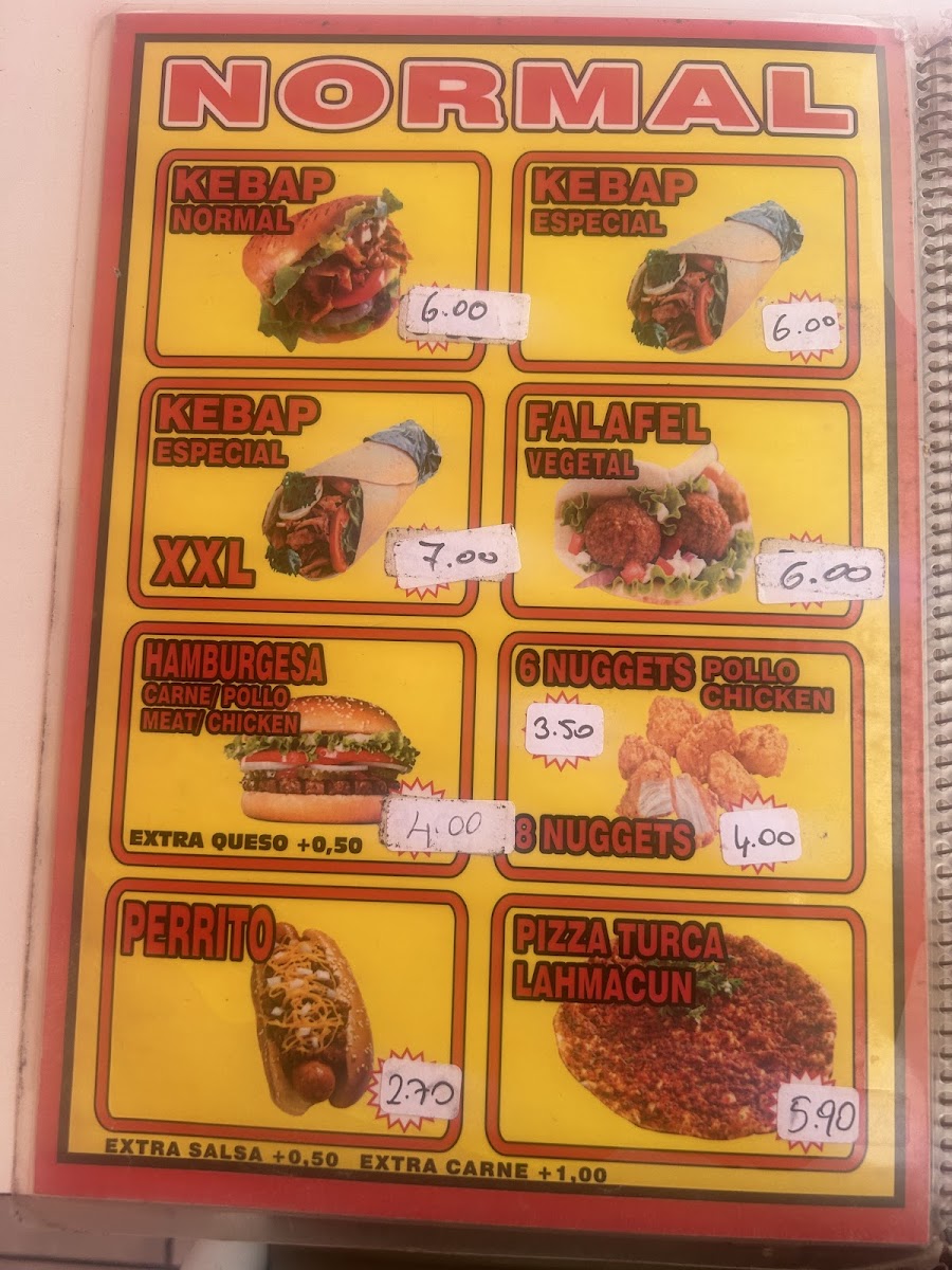 Sultan Kebap Playa Del Ingles Photo Menu 8