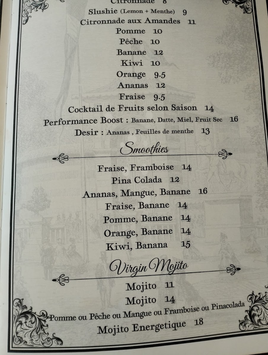 Café Victor Hugo Photo Menu 1