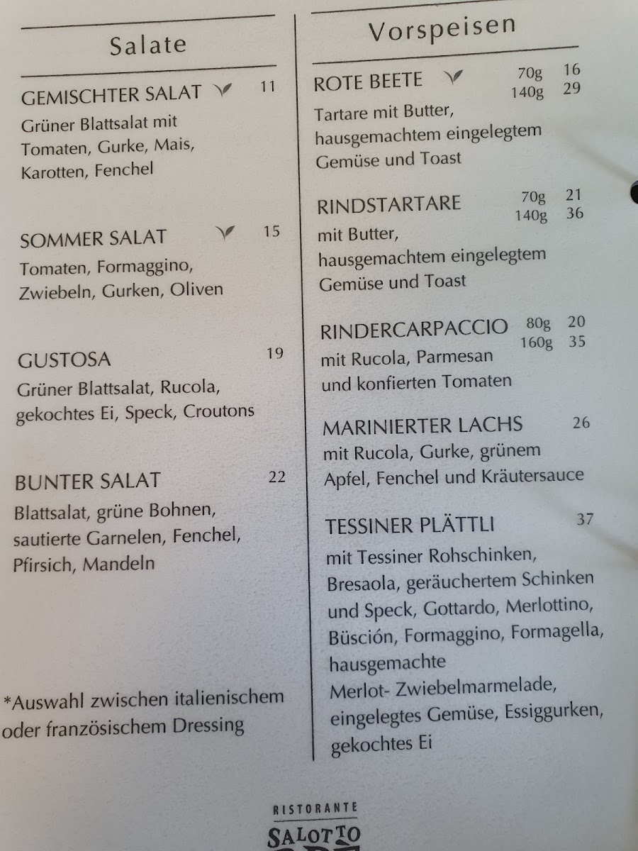 Ristorante Salotto Brè Photo Menu 2