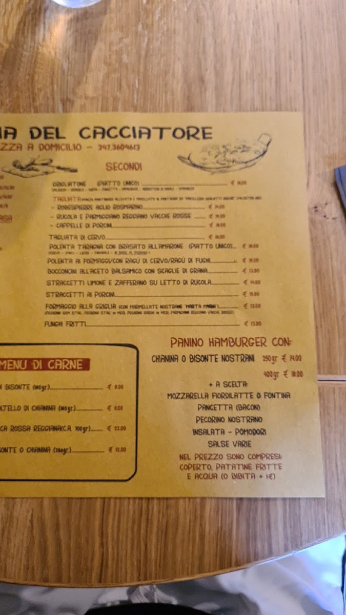 Trattoria del cacciatore Photo Menu 3