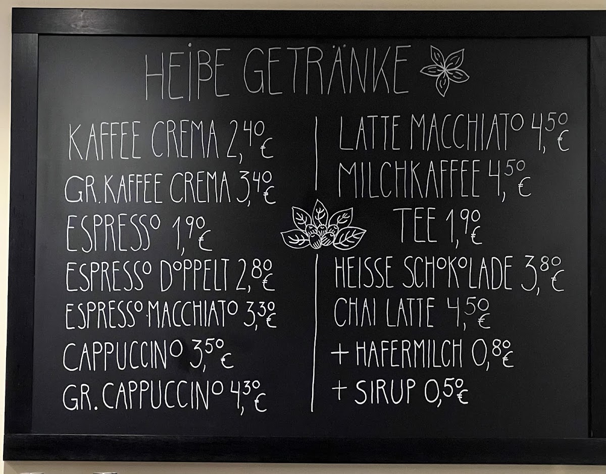 HonigStein Café Photo Menu 1