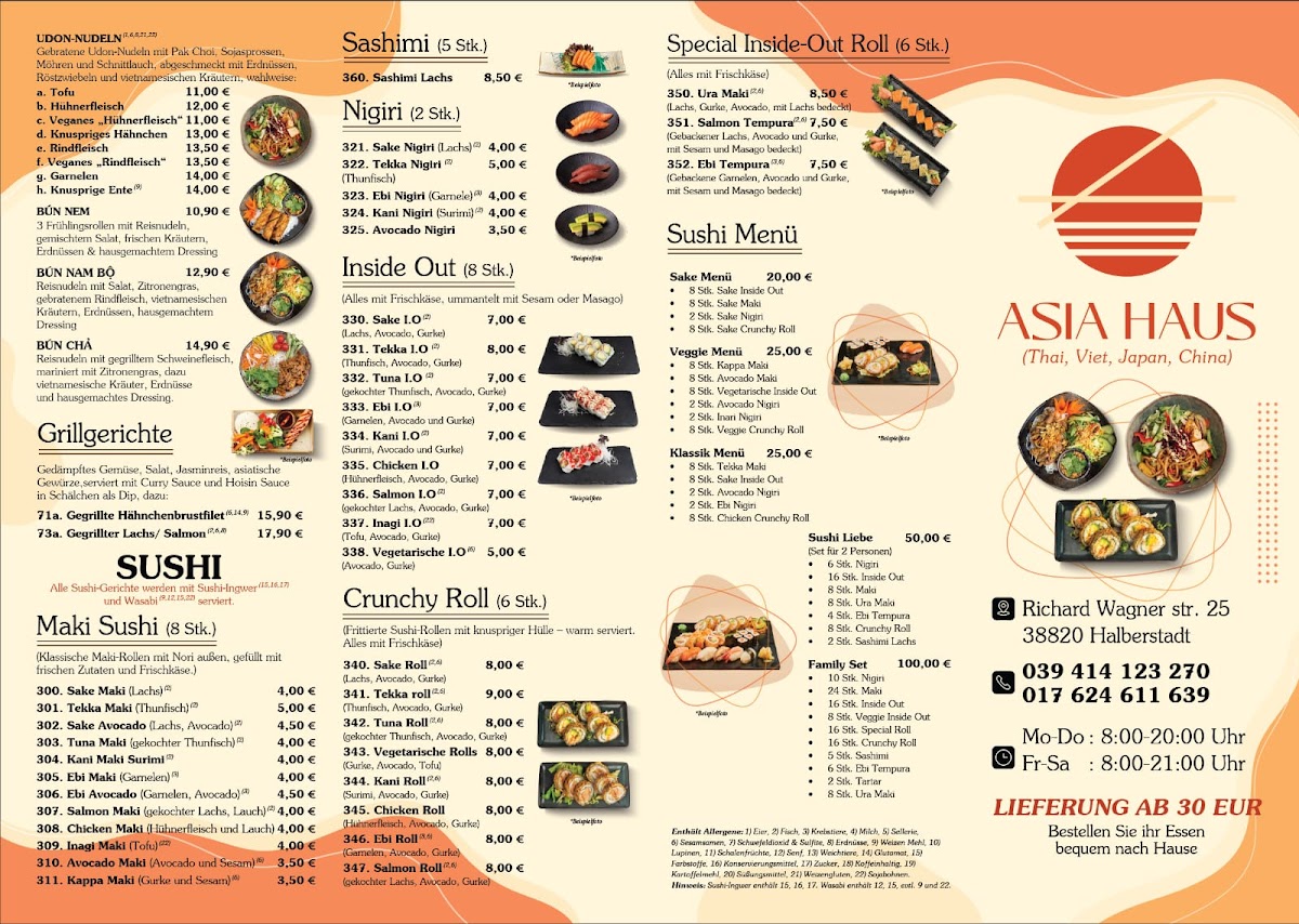 ASIAN HAUS Photo Menu 2