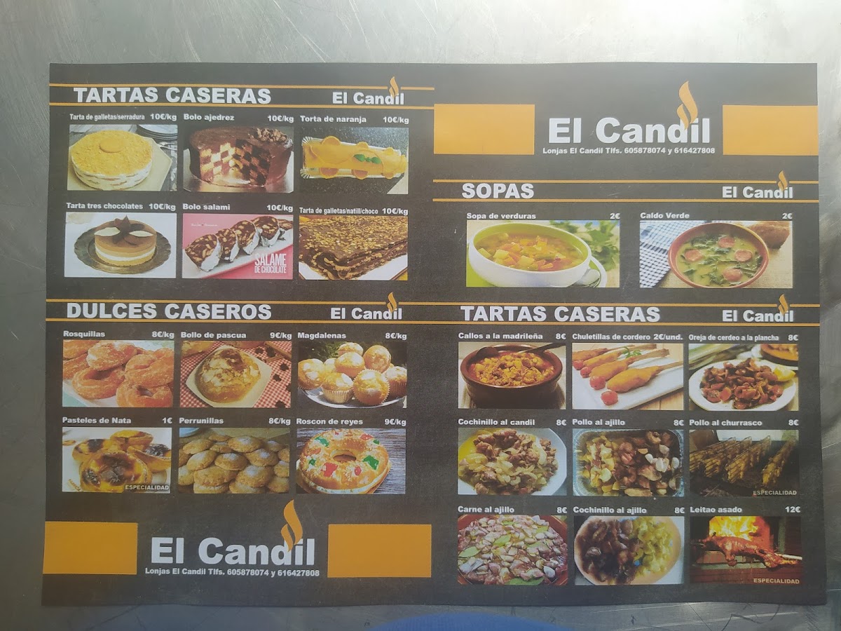 Comidas Lonjas El Candil Photo Menu 1