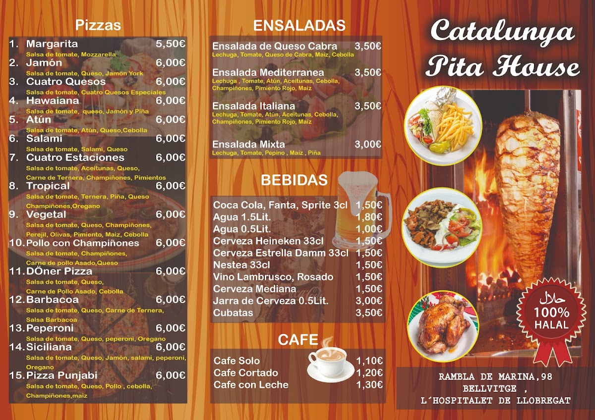 Catalunya Pita House Photo Menu 1