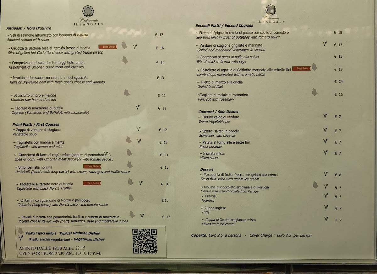 Ristorante il Sangallo Photo Menu 1