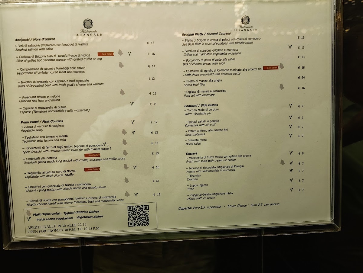 Ristorante il Sangallo Photo Menu 2