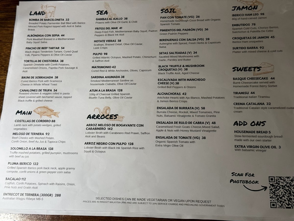 Barra Restaurant Photo Menu 10