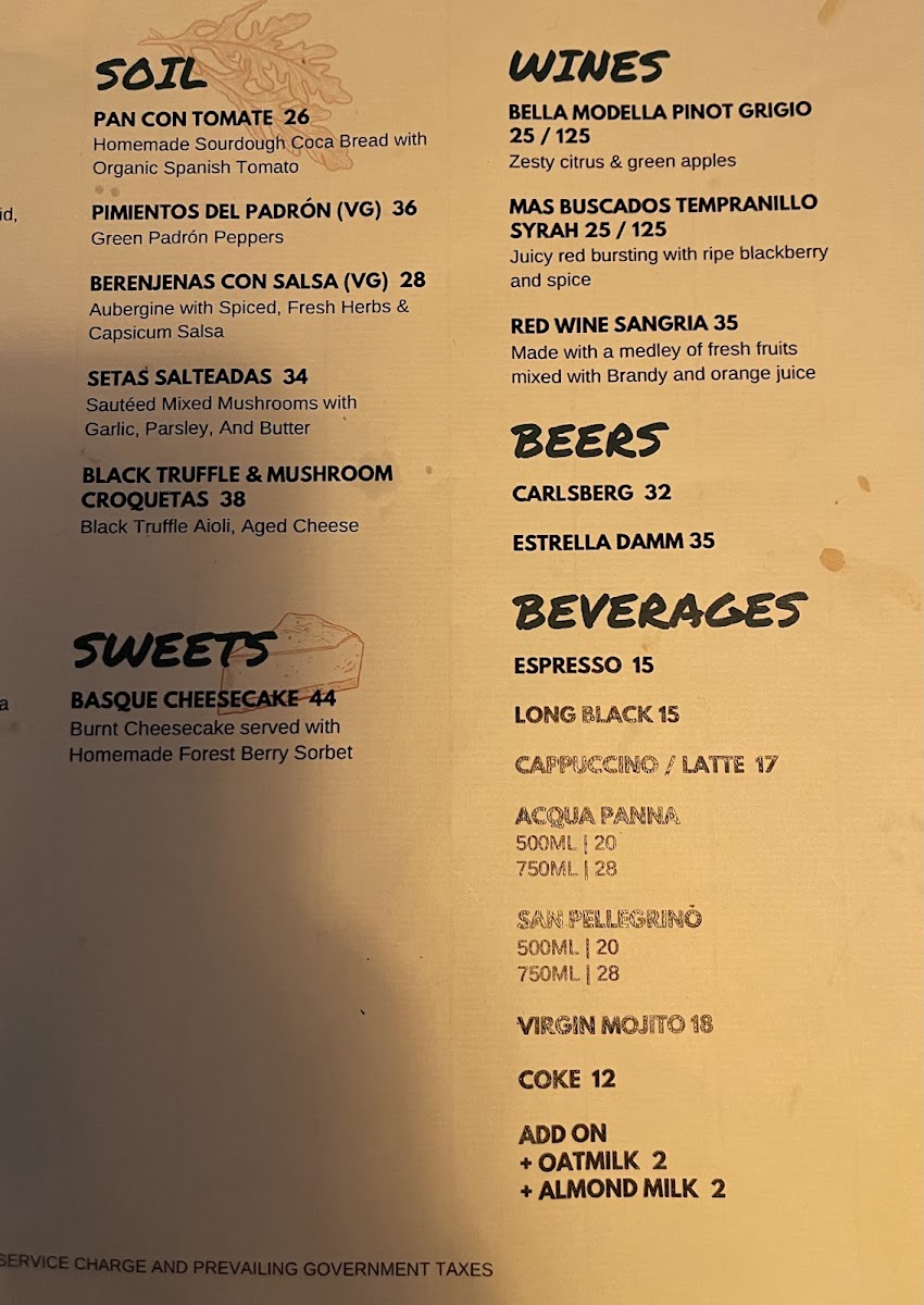 Barra Restaurant Photo Menu 3