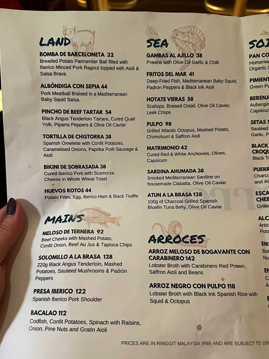 Barra Restaurant Photo Menu 9