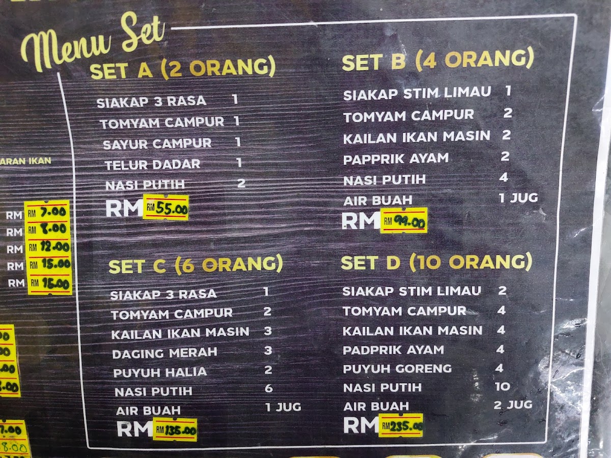 De serkam Ria Tomyam seafood Photo Menu 3