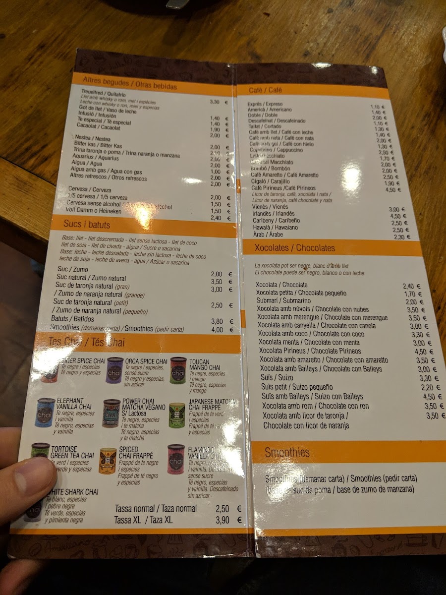 Xocolata Pirineus Photo Menu 4