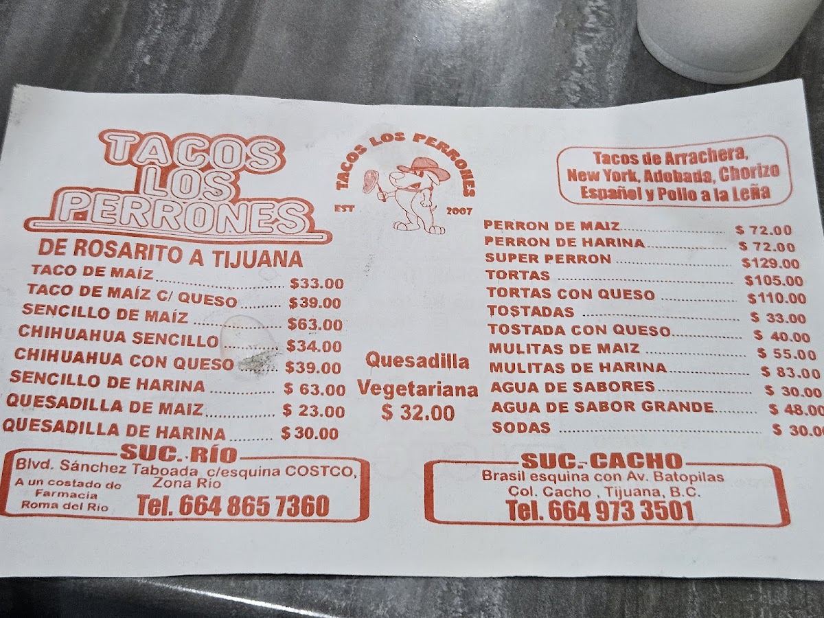 Tacos Los Perrones Photo Menu 5