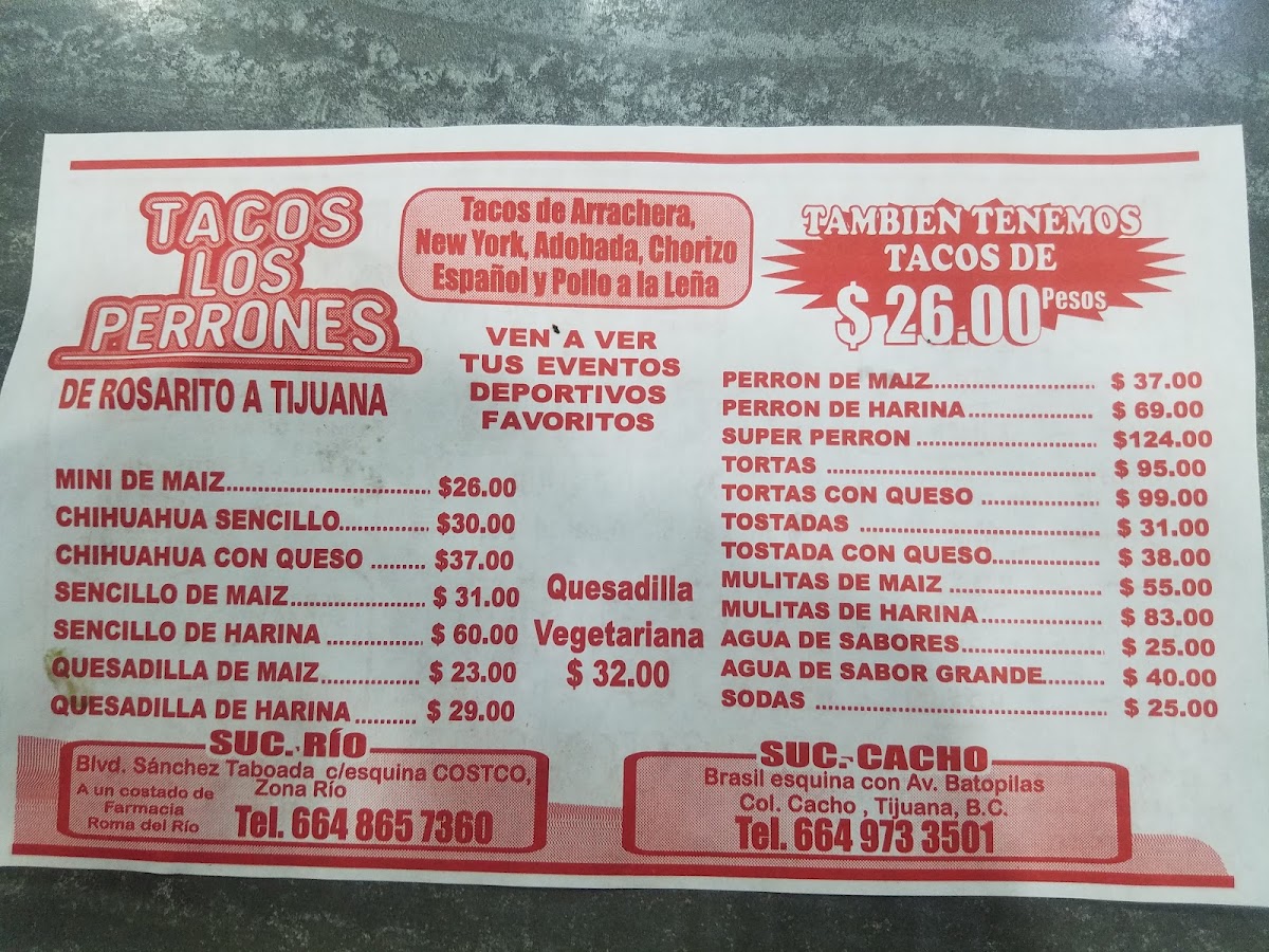 Tacos Los Perrones Photo Menu 8