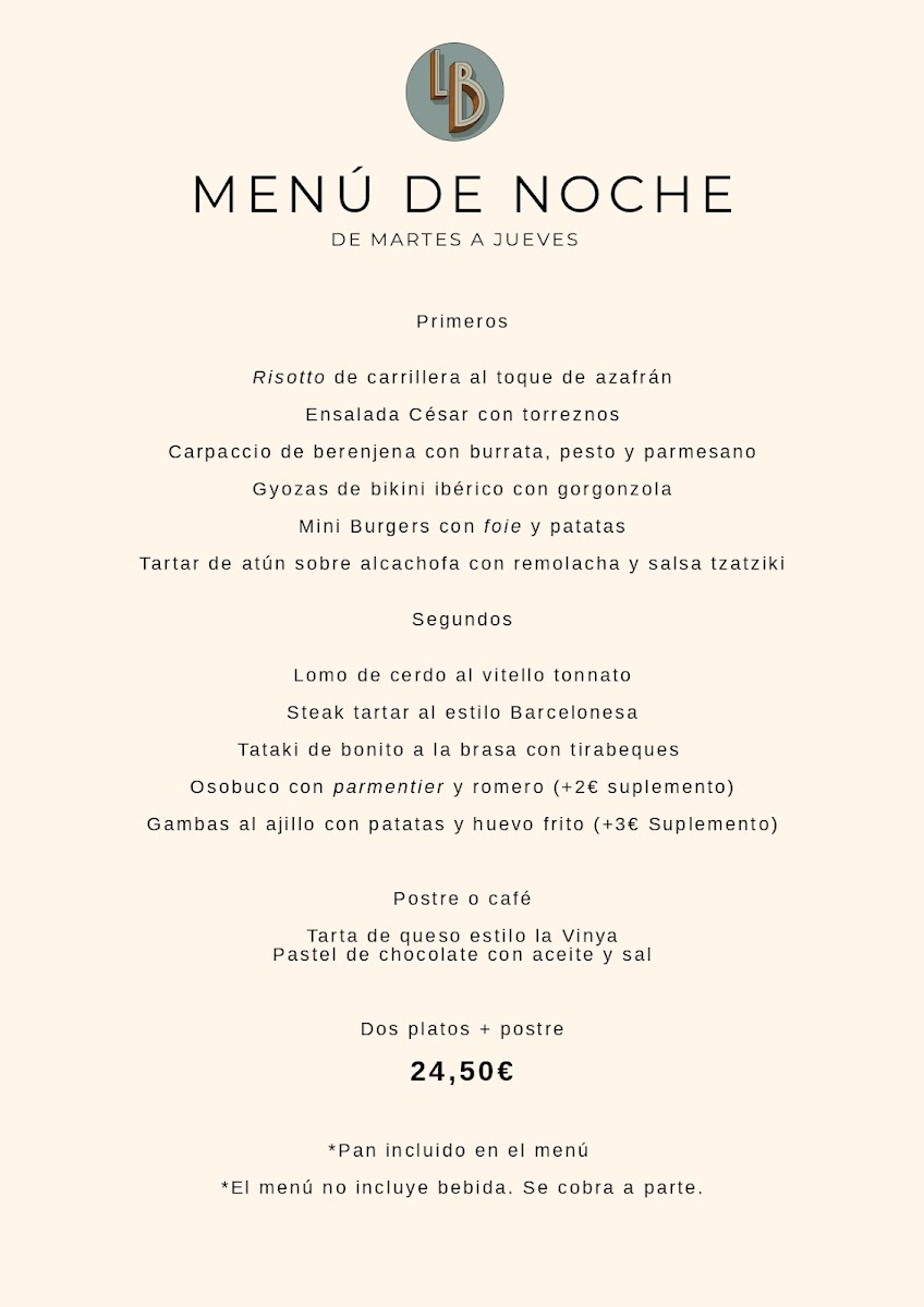 Cerveseria La Barcelonesa Photo Menu 2