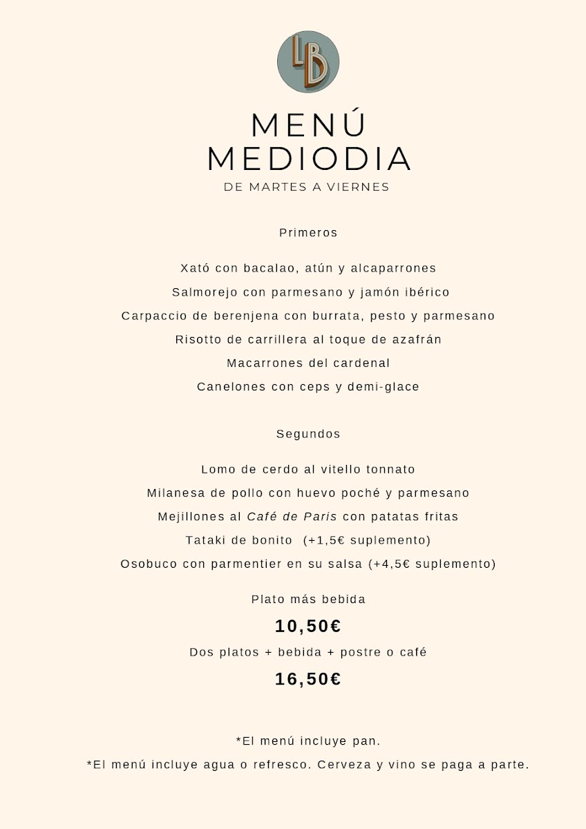 Cerveseria La Barcelonesa Photo Menu 3