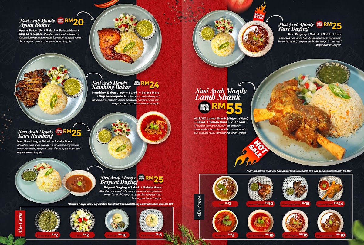 Nasi Arab Mandy Sareena Photo Menu 2