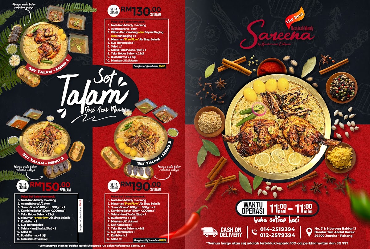 Nasi Arab Mandy Sareena Photo Menu 4
