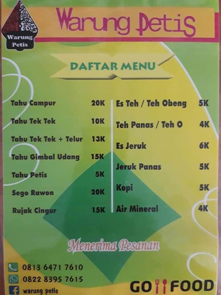 Warung Petis Batam Photo Menu 10