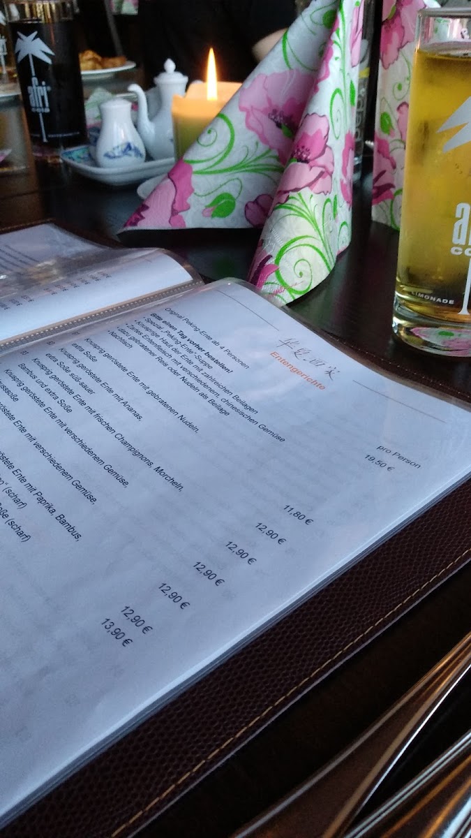 China House Restaurant Photo Menu 2