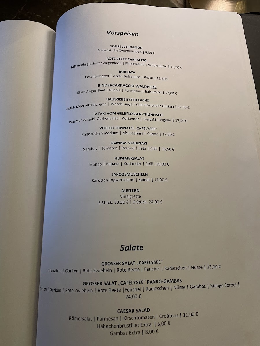 CafeElysee Photo Menu 5