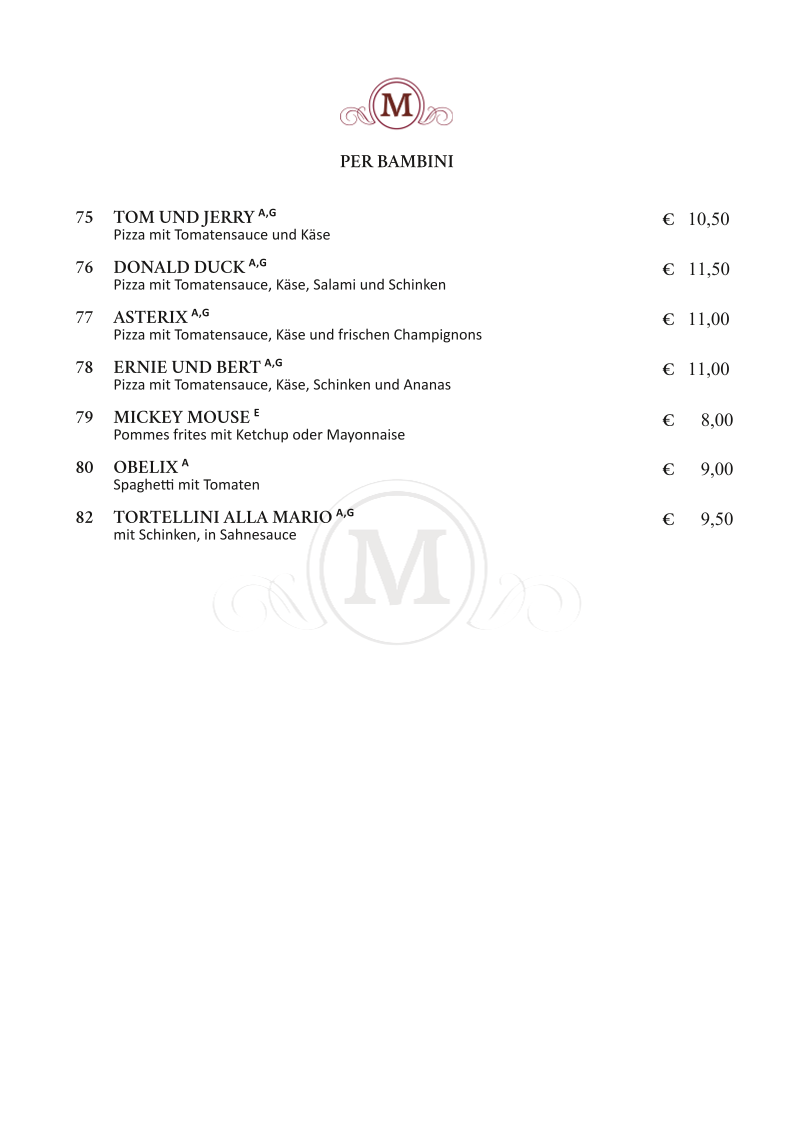 Ristorante da Massimo Photo Menu 7