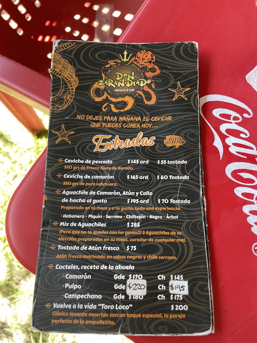 Mariscos Don Zarandeado Photo Menu 3