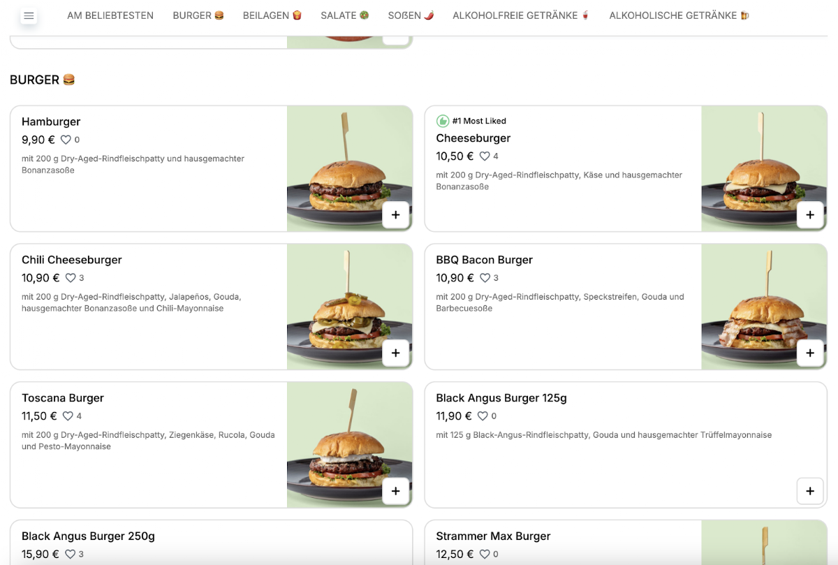 Bonnanza Burger Factory Photo Menu 1